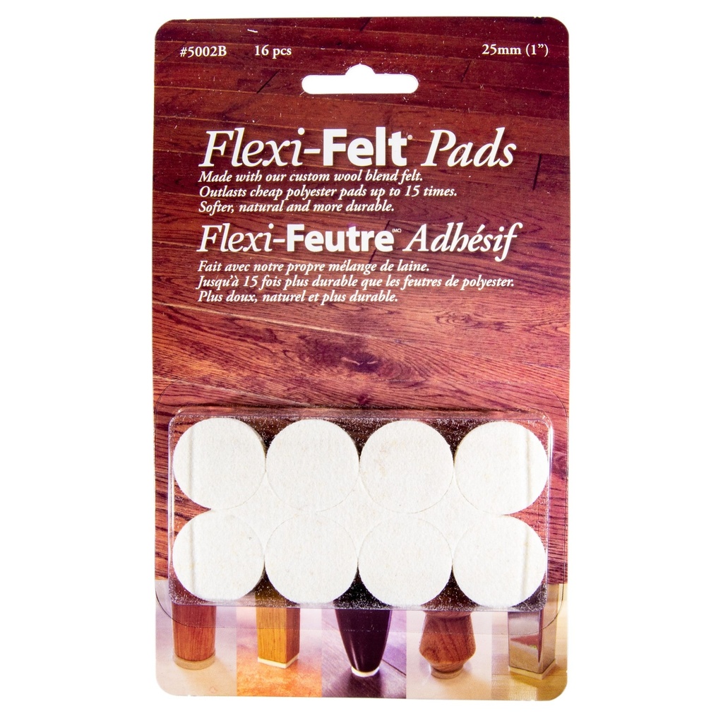 [MF100174] 1" Disk Beige Flexi-Felt Pad