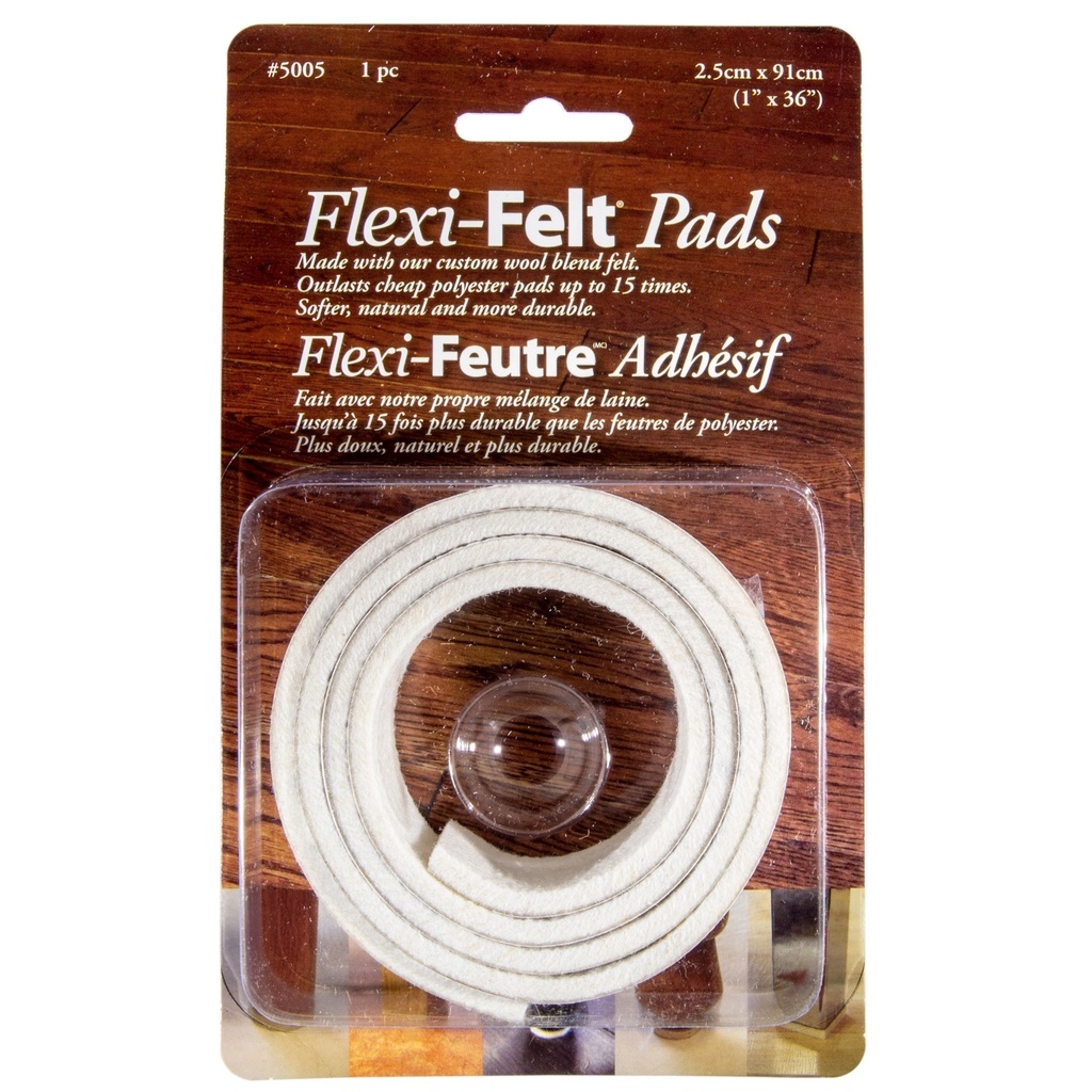 [MF100177] 1" x 36" Beige Flexi-Felt Pad