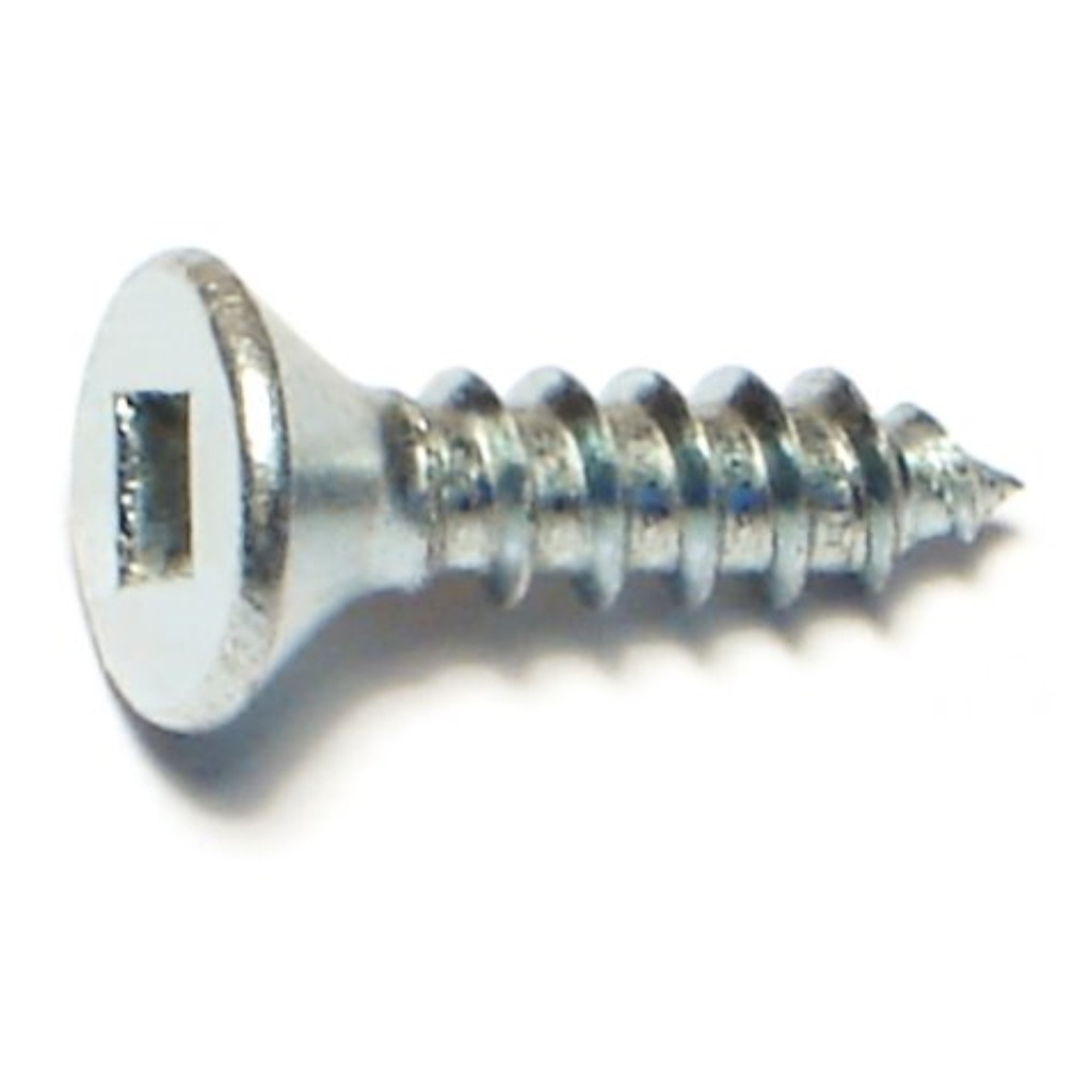 8 x 5/8 Sq Drv Fl SMS Zn