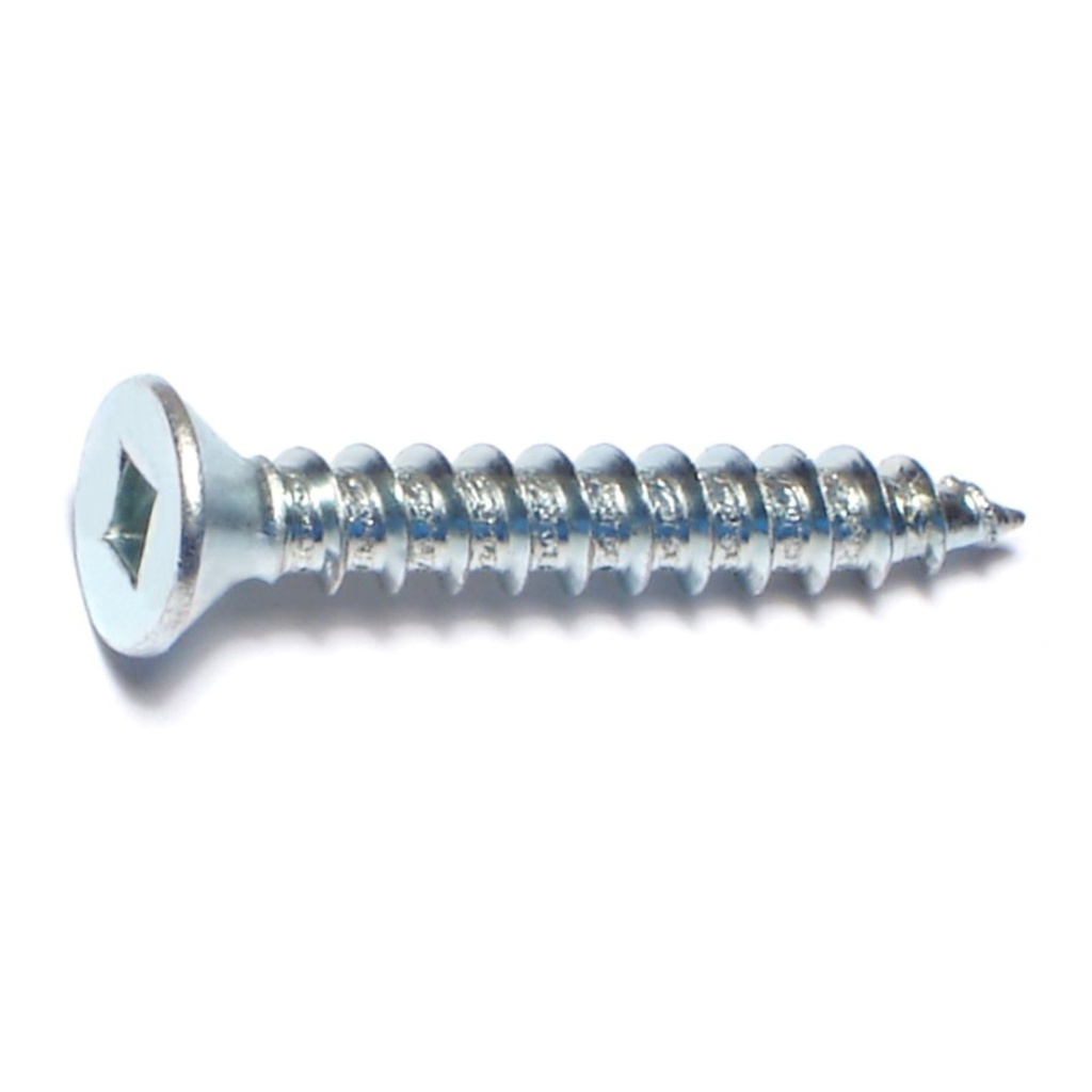 10 x 1-1/4 Sq Drv Fl SMS Zn
