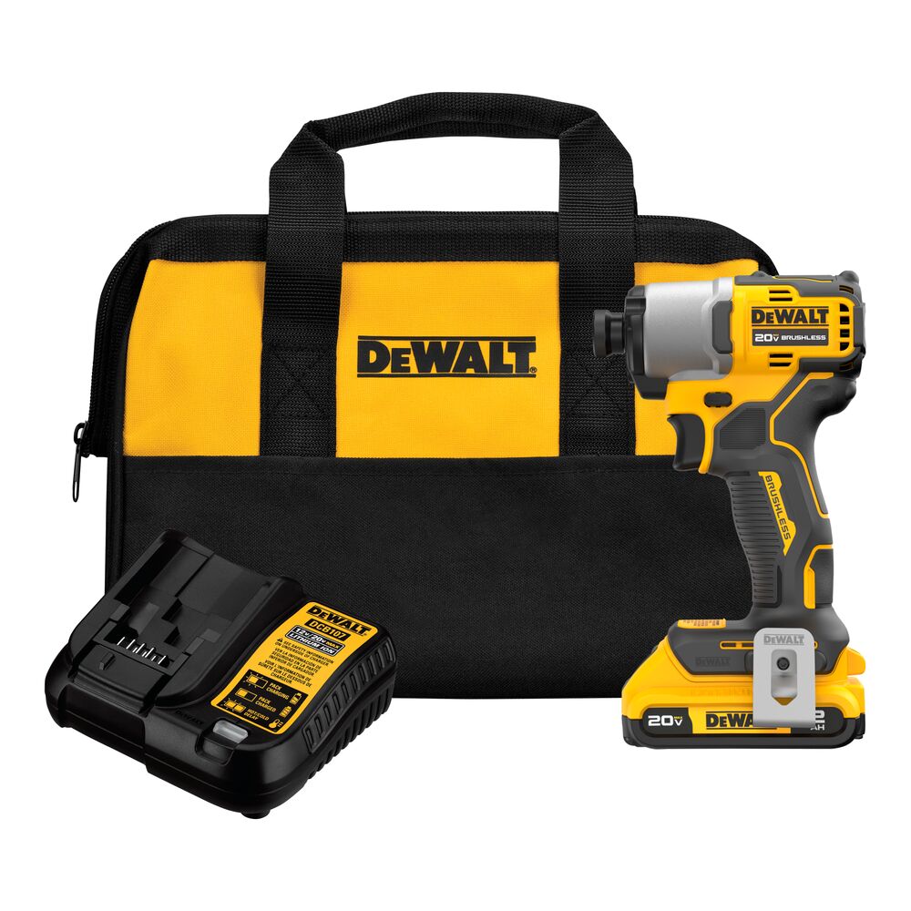 DEWALT 20V BRUSHLESS IMPACT DRIVER w/