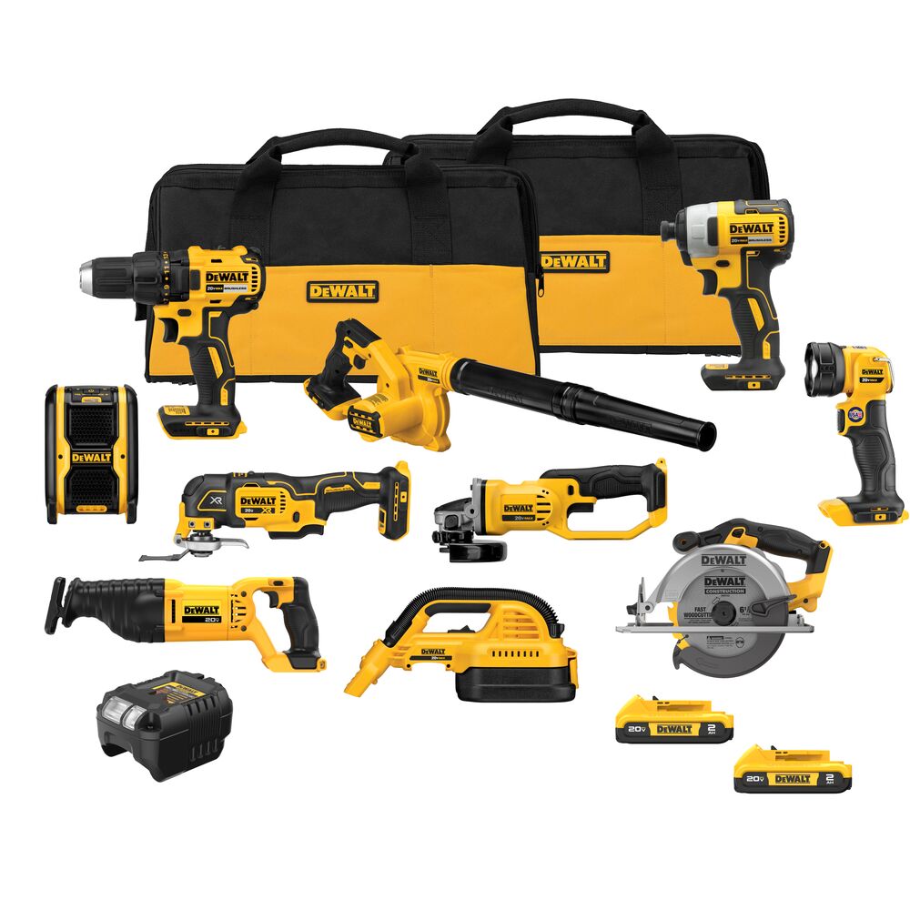 DEWALT 20V Max Power Tool Combo Kit, C