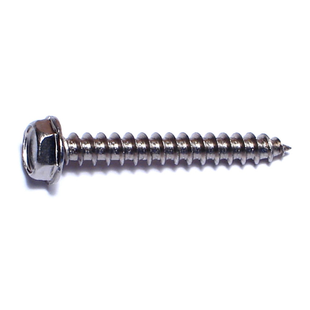 10 x 1-1/2 Sl Hex Wa SMS SS