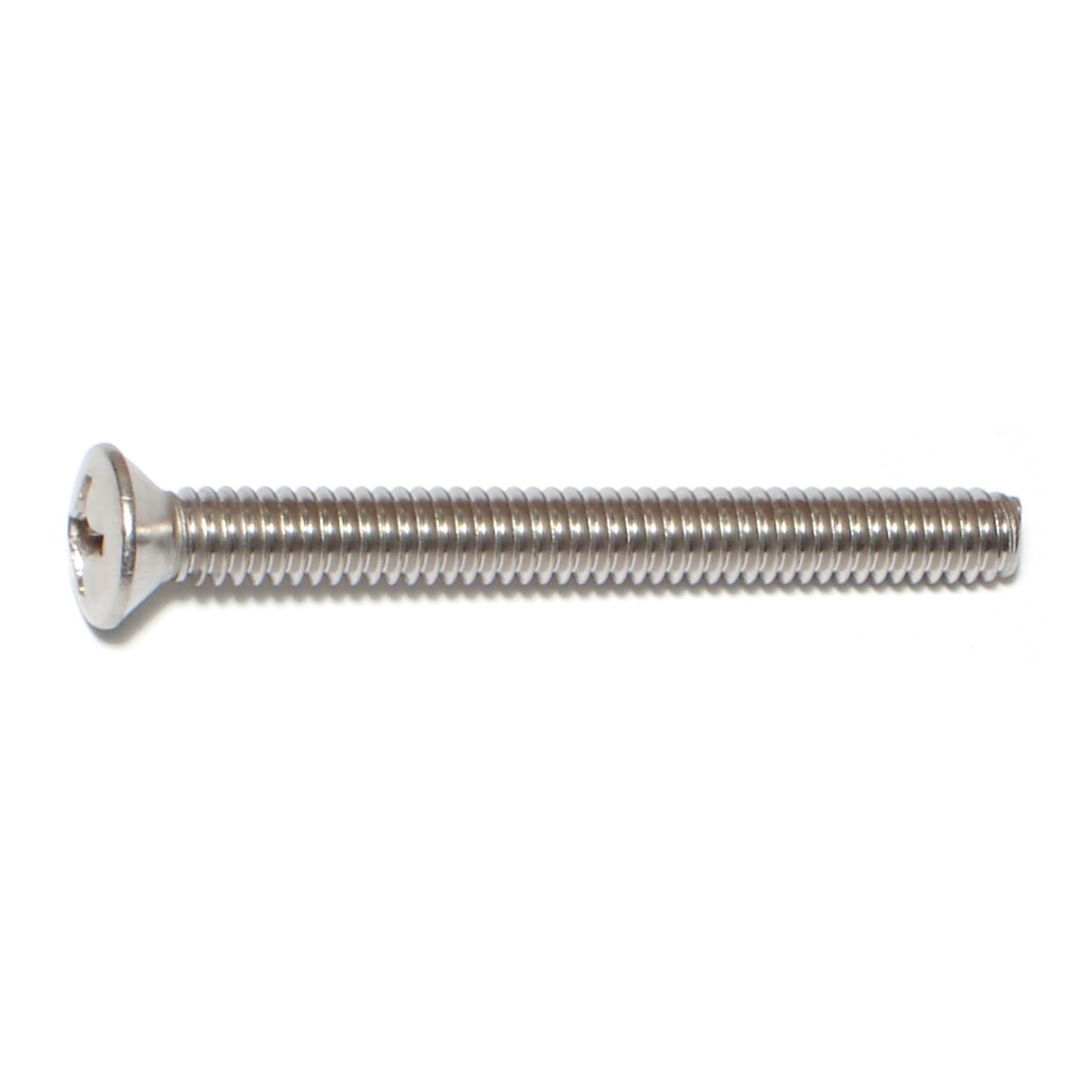 1/4-20 x 2-1/2 Ph Ov Mach Sc SS