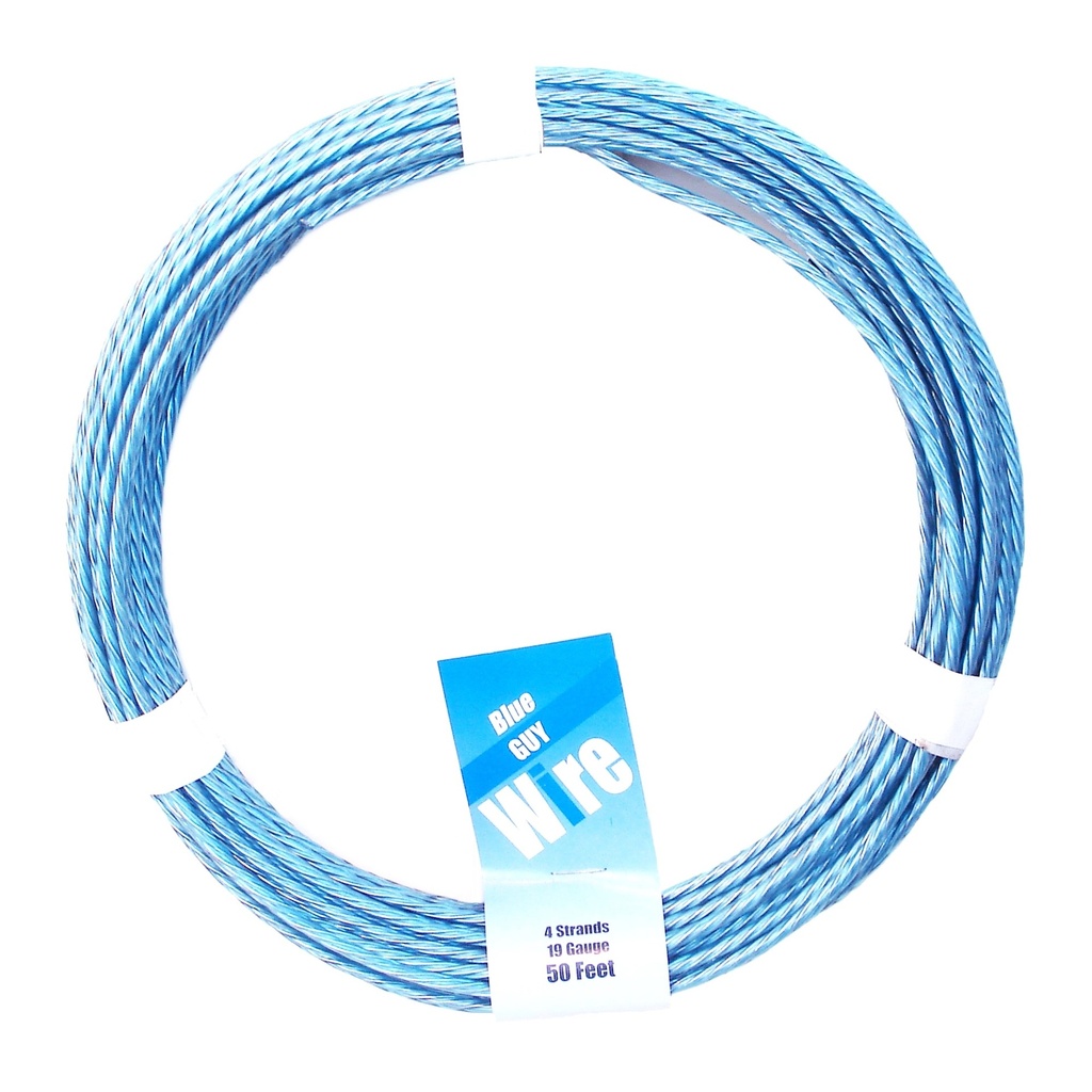 [MF11266] 4 Strand x 50' Blue Guy Wire