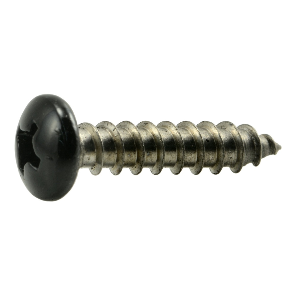 8 x 3/4 SS Ph Pn SMS Blk