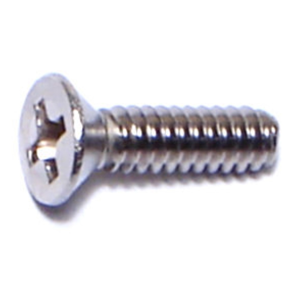 6-32 x 1/2 Ph Fl Mach Sc SS