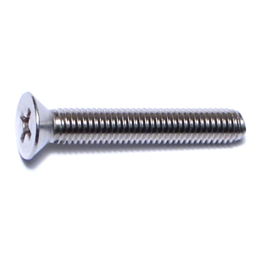 10-32 x 1-1/4 Ph Flat Mach SS