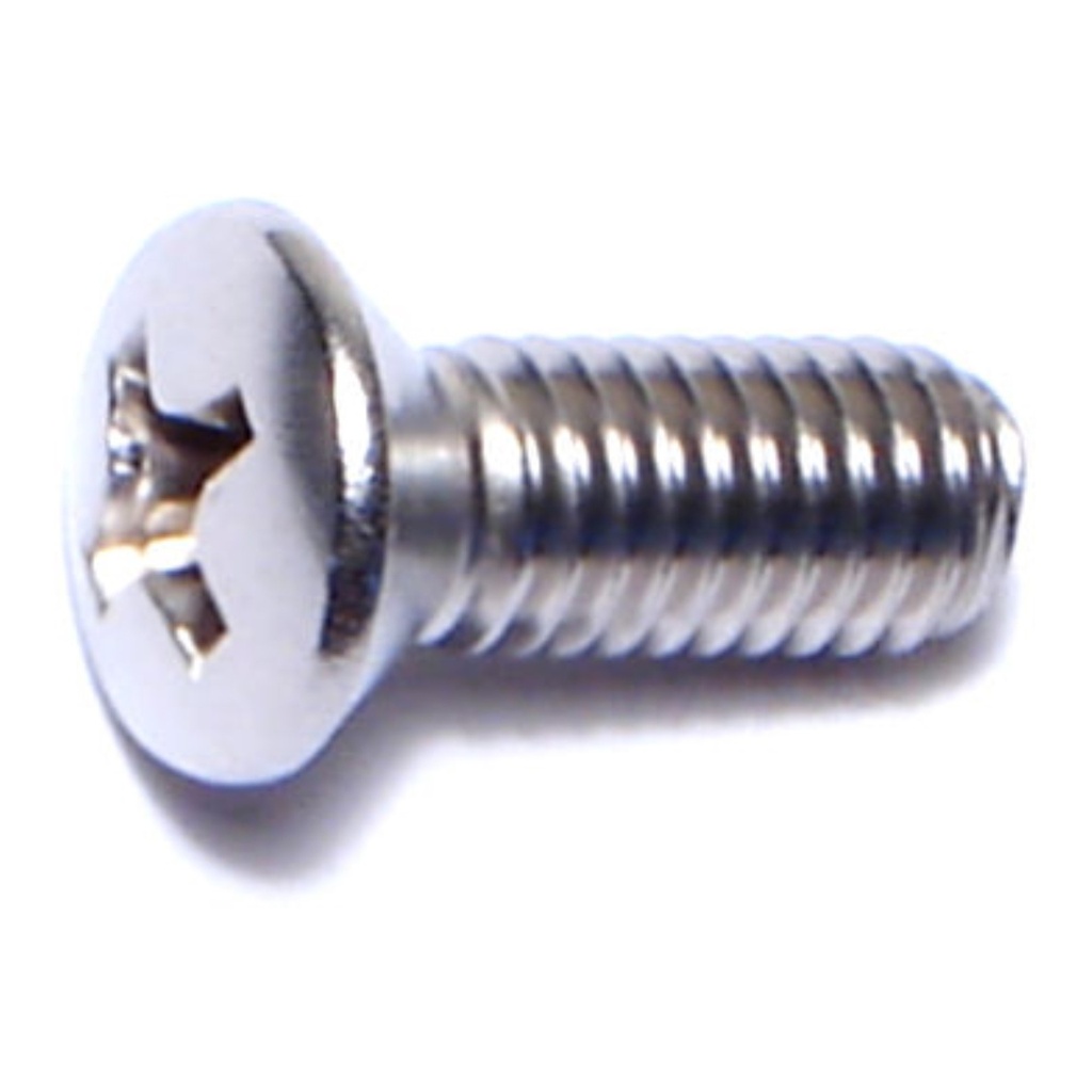 10-32 x 1/2 Ph Oval Mach SS