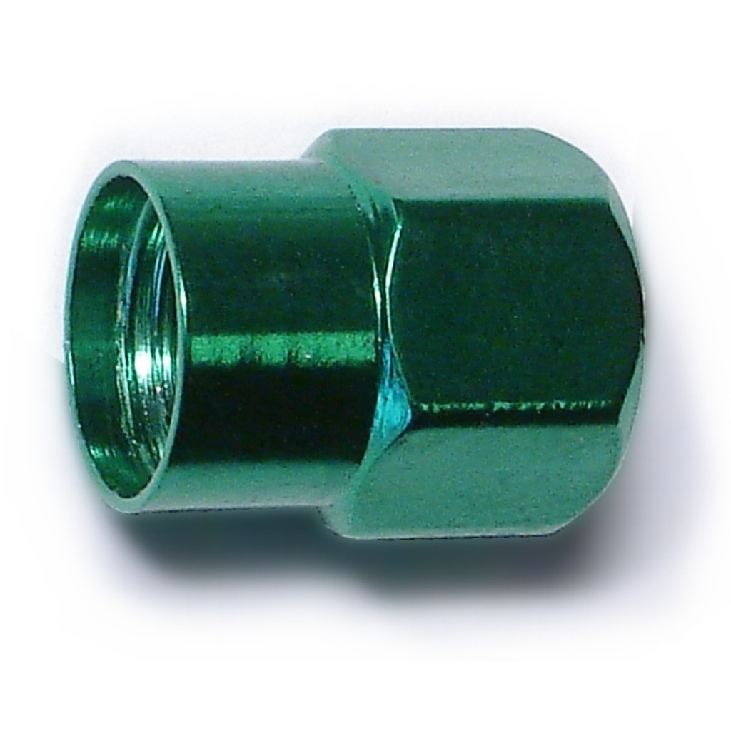 [MF12325] Green Valve Caps Al