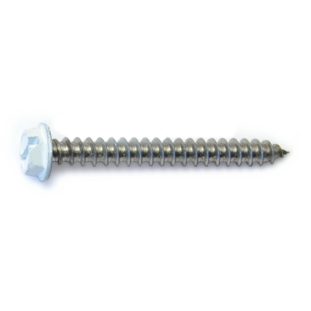 8 x 1-1/2 Hex Wa SMS Wh SS