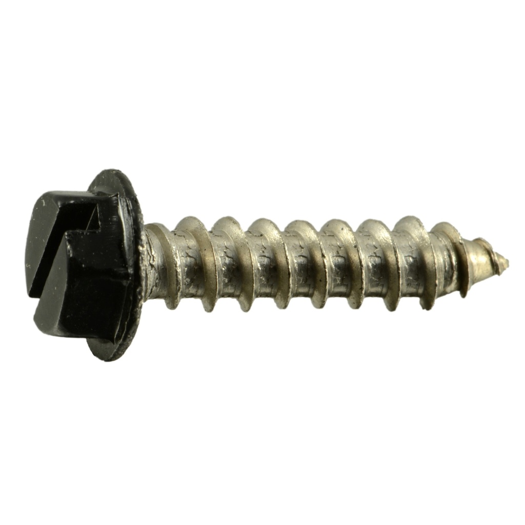 8 x 3/4 Hex Wa SMS Bk SS