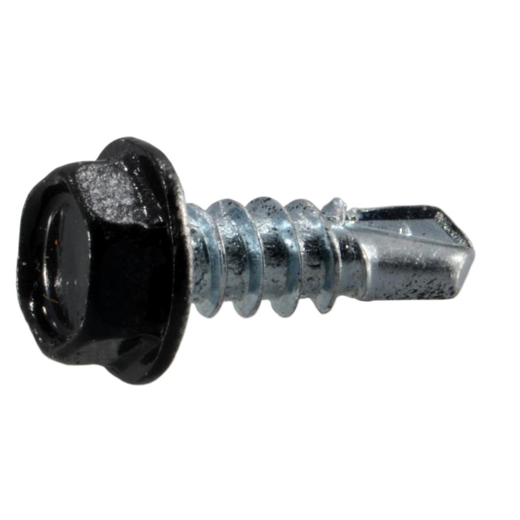 8 x 1/2 Gutr Scr SDS Blk