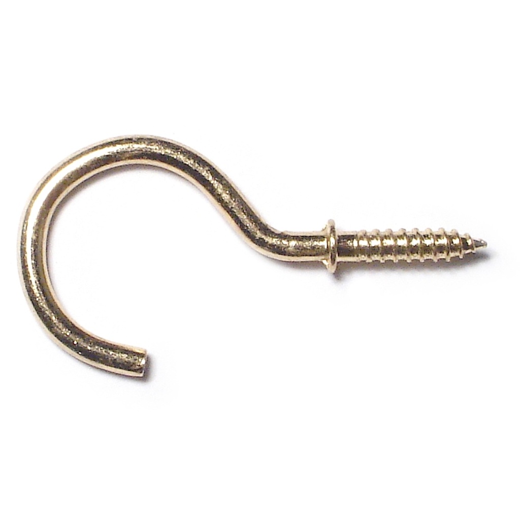 1-1/4 Cup Hooks Br Pl