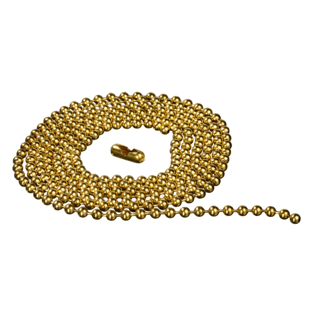 #6 x 4' Ball Chain Brass