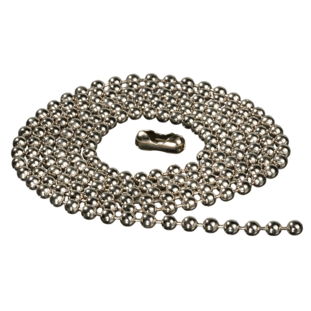 [MF12835] #10 x 4' Ball Chain NiBr