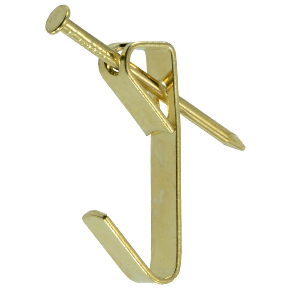 [MF12870] 20Lb Pic Hanger Brass