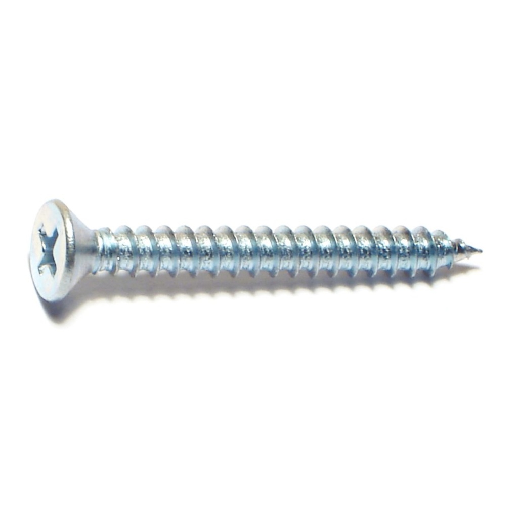 8 x 1-1/2 Ph Flat SMS Zinc