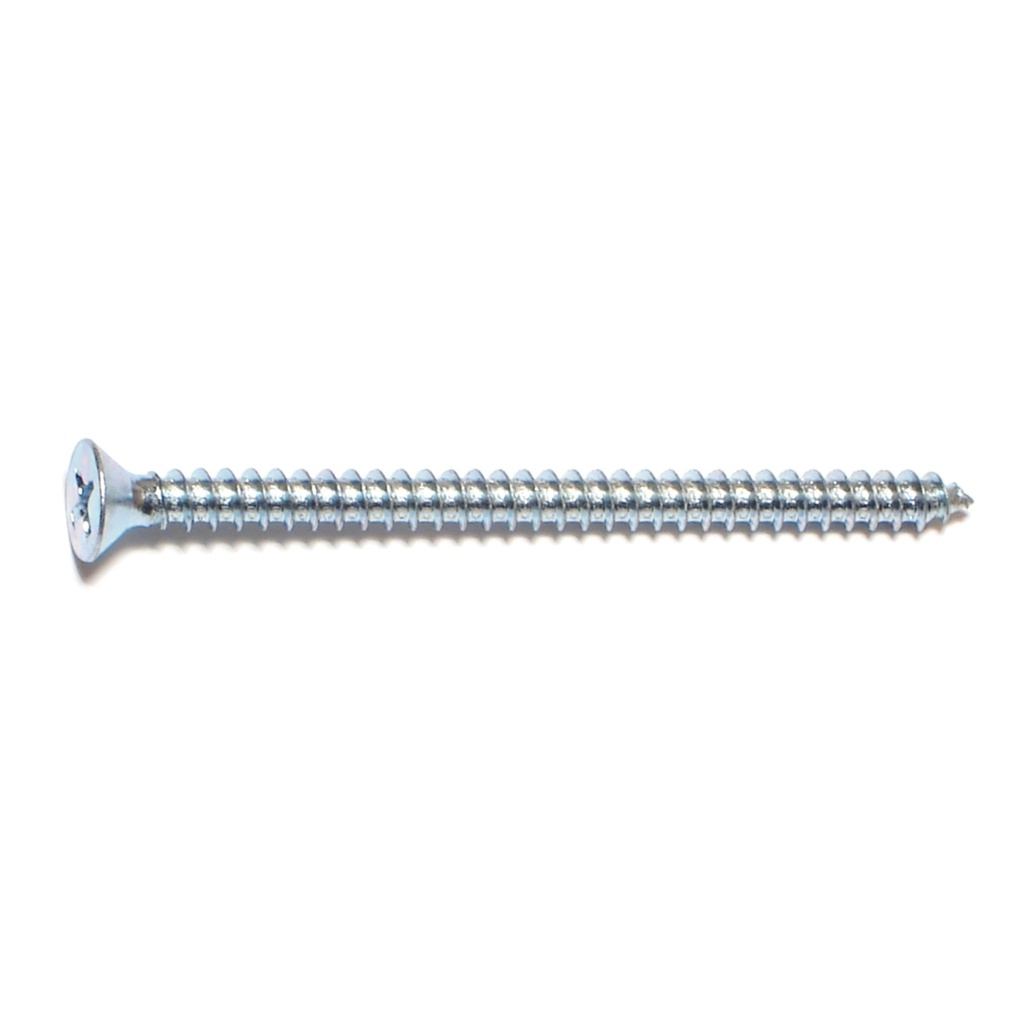 8 x 2-1/2 Ph Flat SMS Zinc