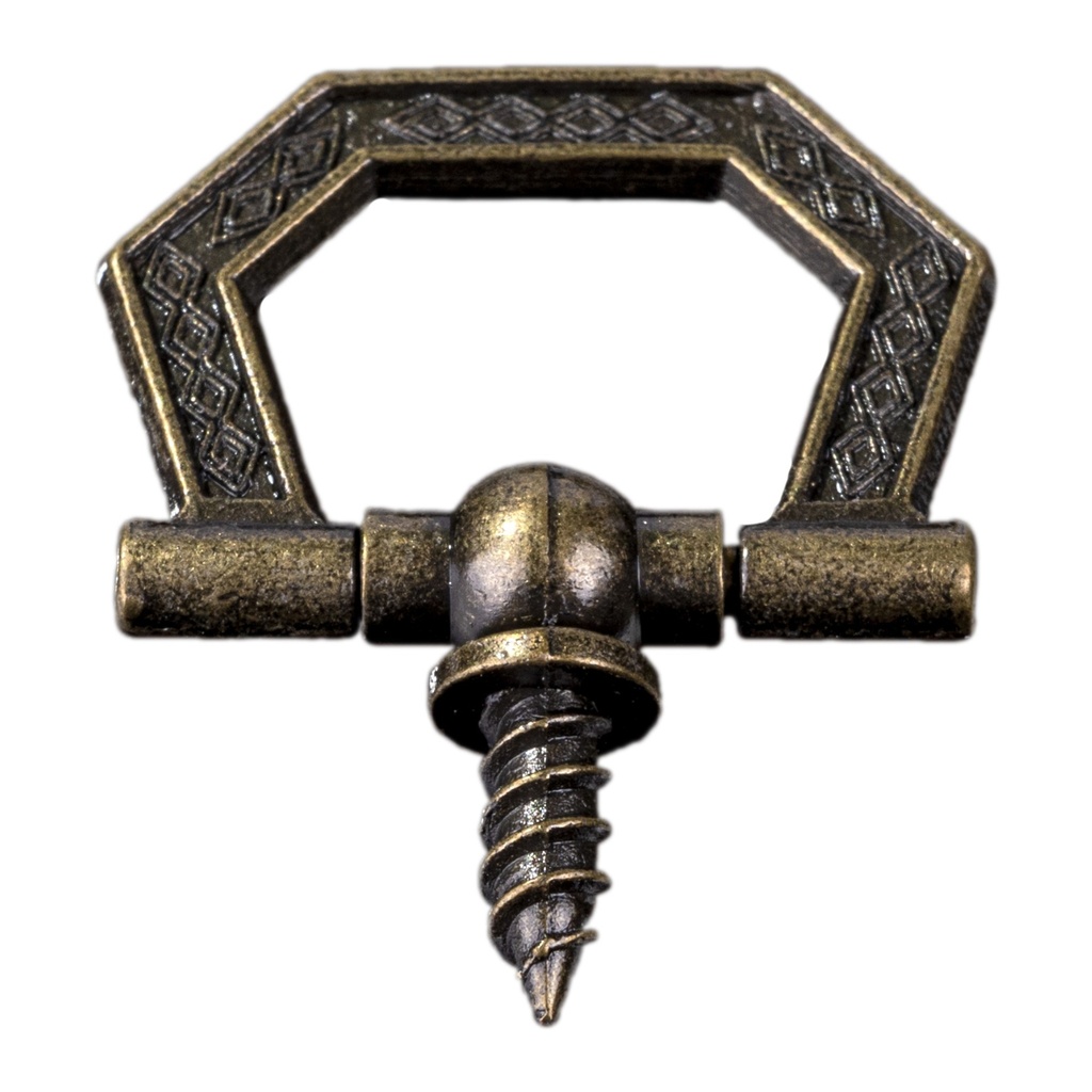 Hexagon Decor Rings AB