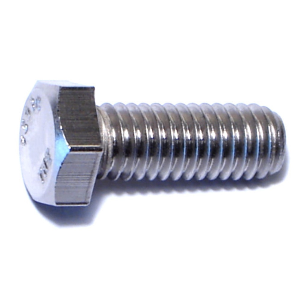 3/8-16 x 1 Hex Cap Screw SS