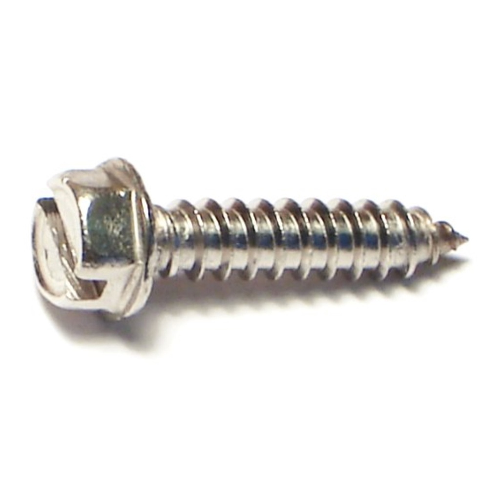 8 x 1/2 Sl Hex SMS SS