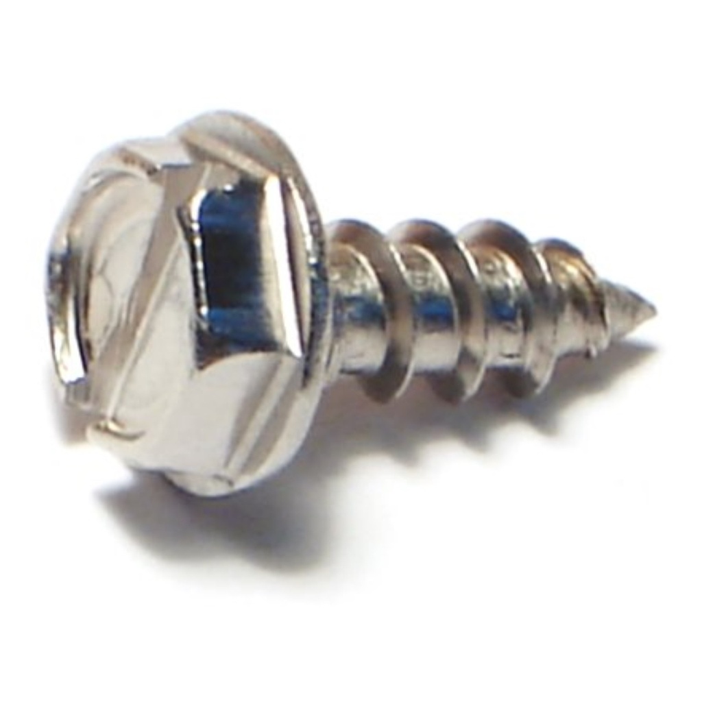 10 x 1/2 Sl Hex SMS SS
