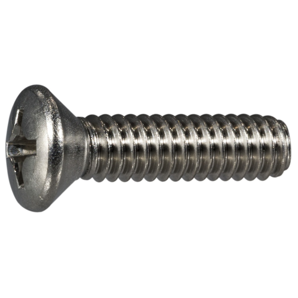 1/4-20 x 1 Ph Ov Mach Sc SS