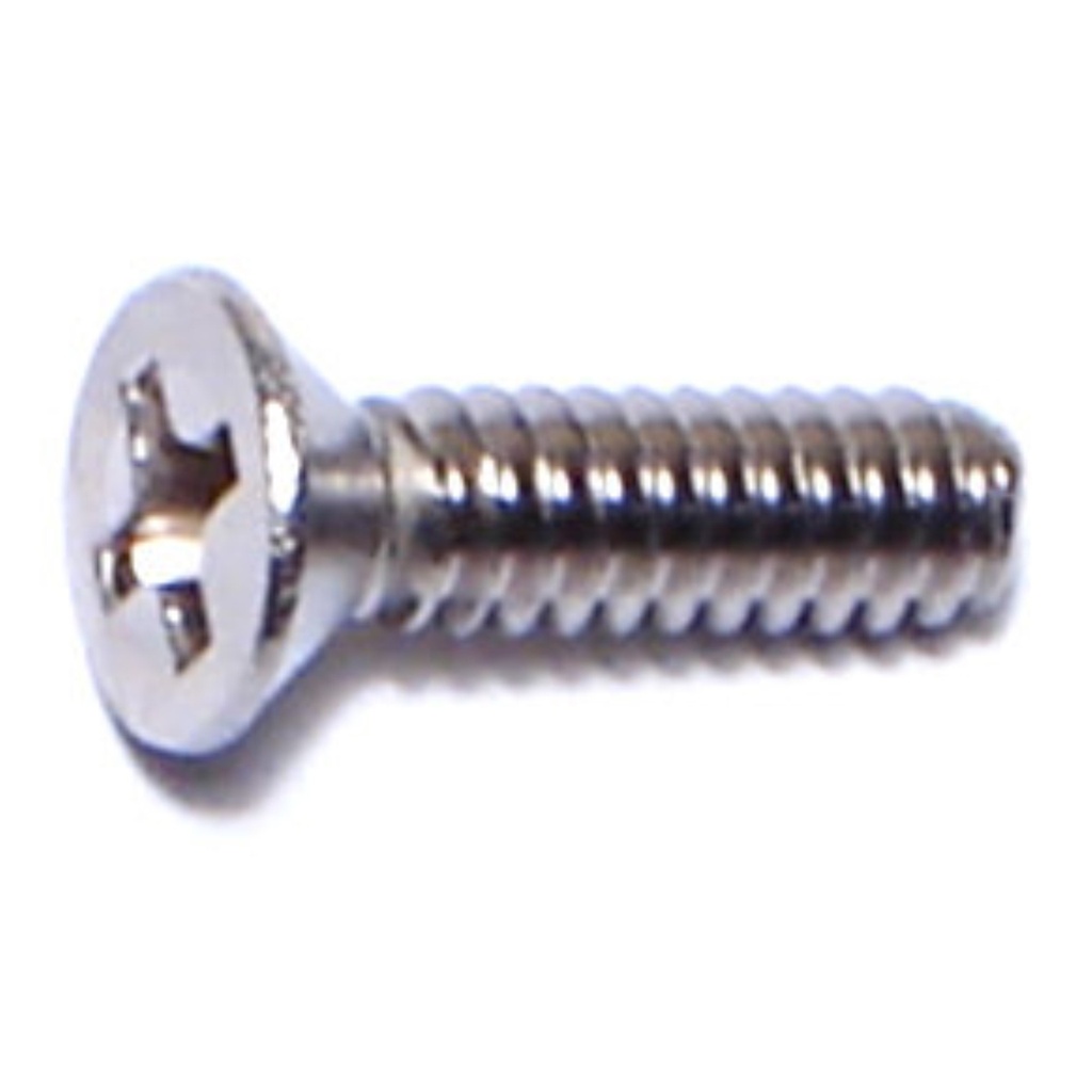 6-32 x 1/2 Ph Fl Mach Sc SS