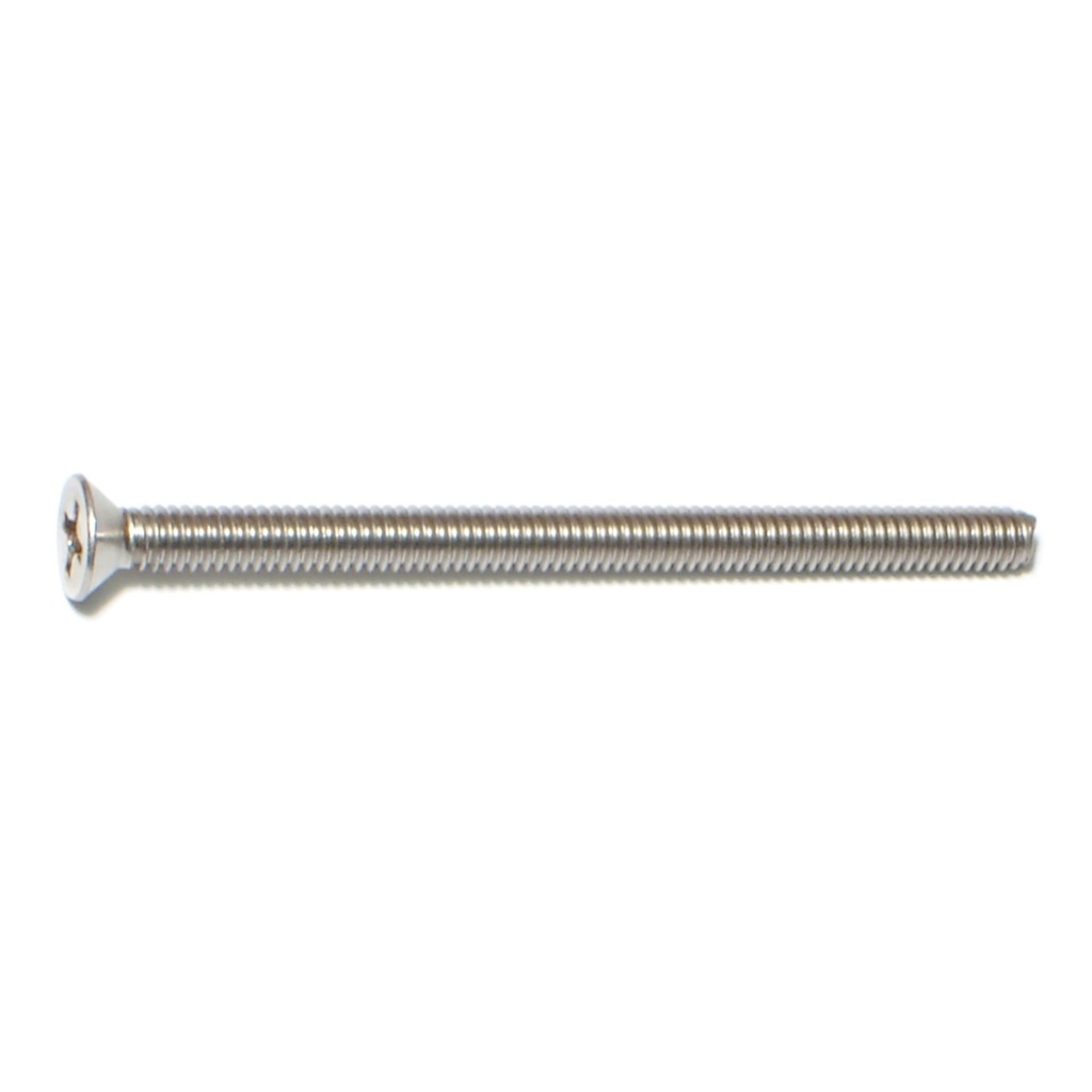 8-32 x 2-1/2 Ph Fl Mach Sc SS