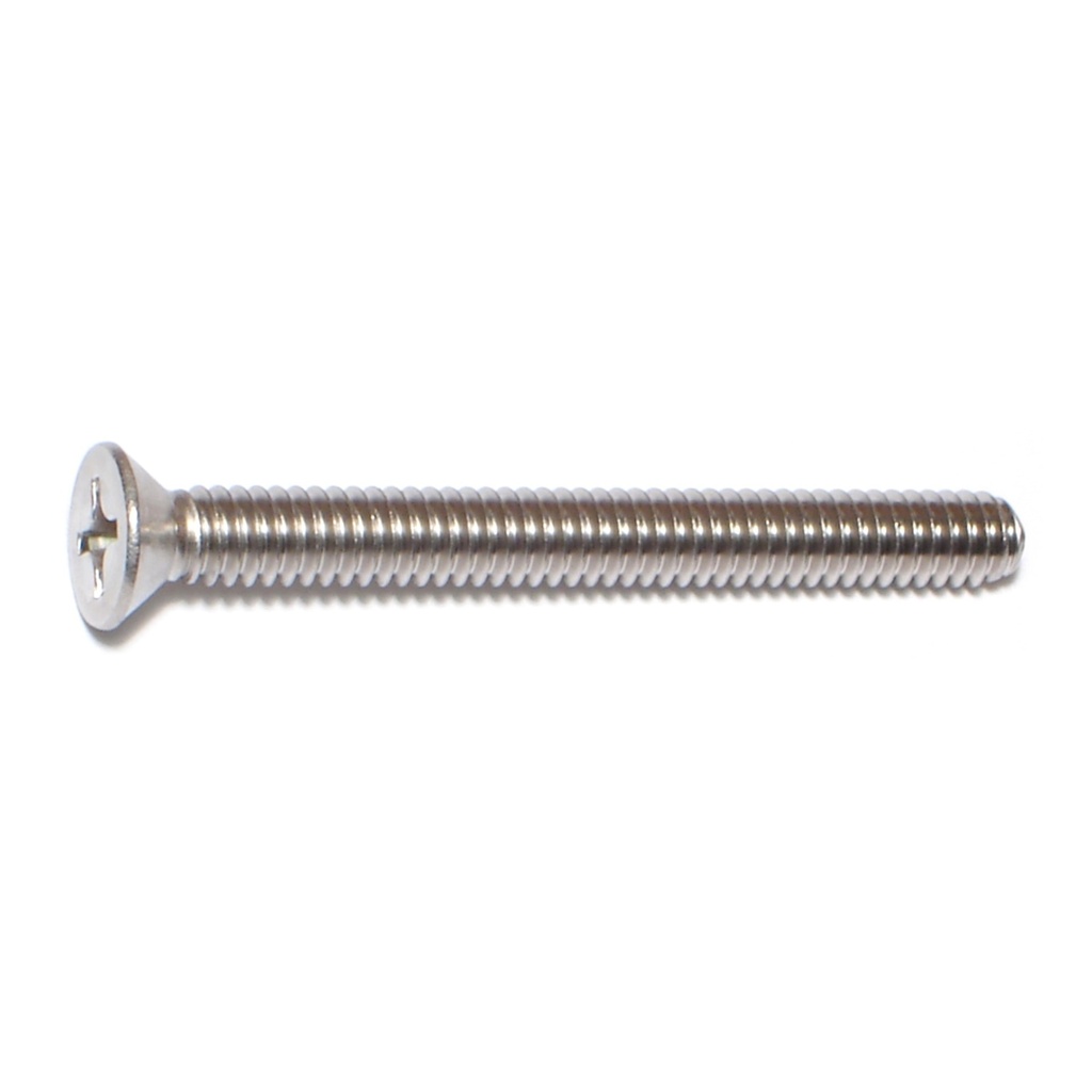 1/4-20 x 2-1/2 Ph Fl Mach Sc SS