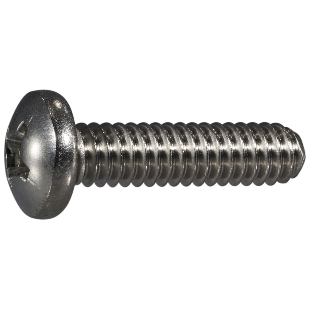 1/4-20 x 1 Ph Pn Mach Sc SS