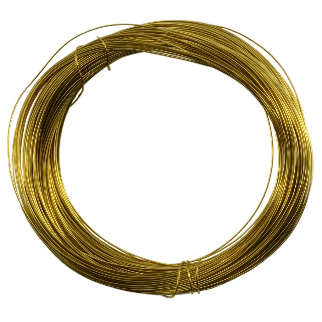 28GA x 75' Brass Wire