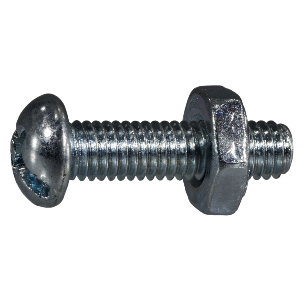 10-32 x 3/4 Combo Rd Mach Zn