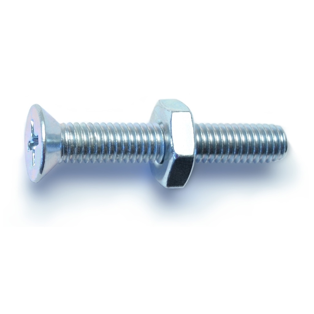 10-32 x 1-1/4 Ph Fl Mach w/nut