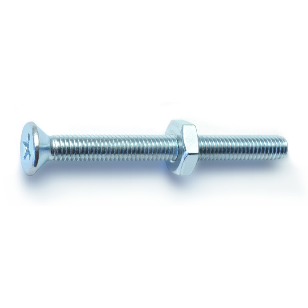 10-32 x 2 Ph Fl Mach w/nut
