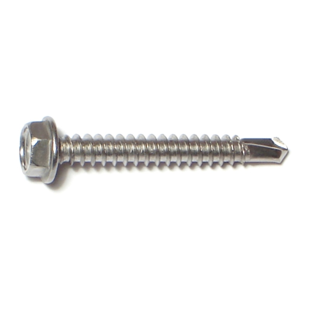 8 x 1-1/4 Hex Head SDS SS