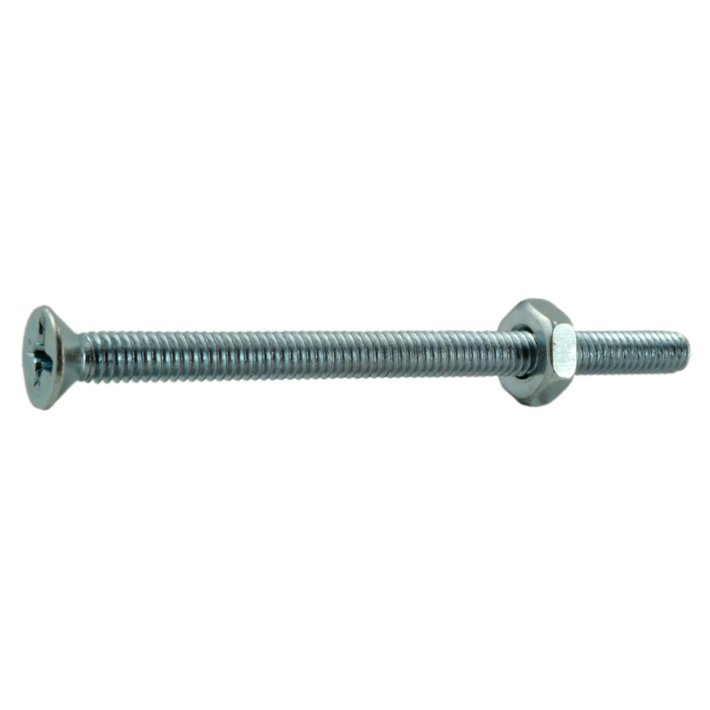 8-32 x 2-1/2 Ph Fl Mach w/Nut