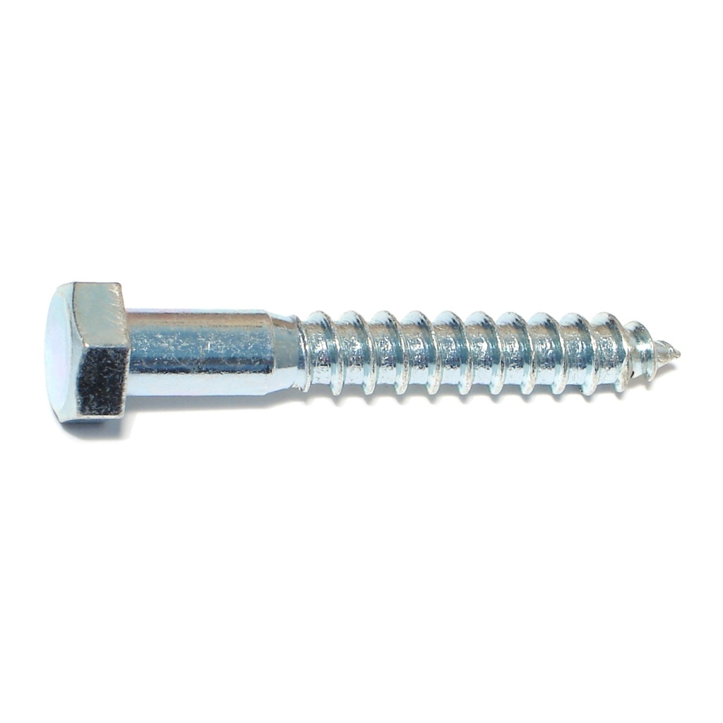 3/8 x 2-1/2 Hex Lag Screw Zn