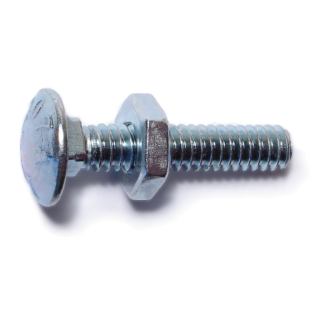 10-24 x 1 Carriage Bolt Zn