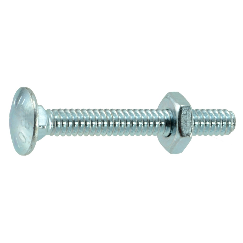 10-24 x 1-1/2 Carriage Bolt Zn