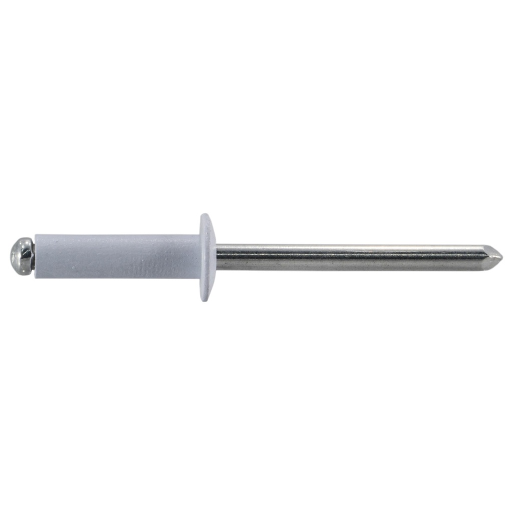 3/16 x 1/2 Pop Rivets White