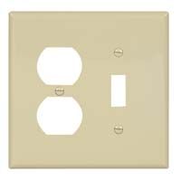 PJ18W 2GANG MIDI PLATE
