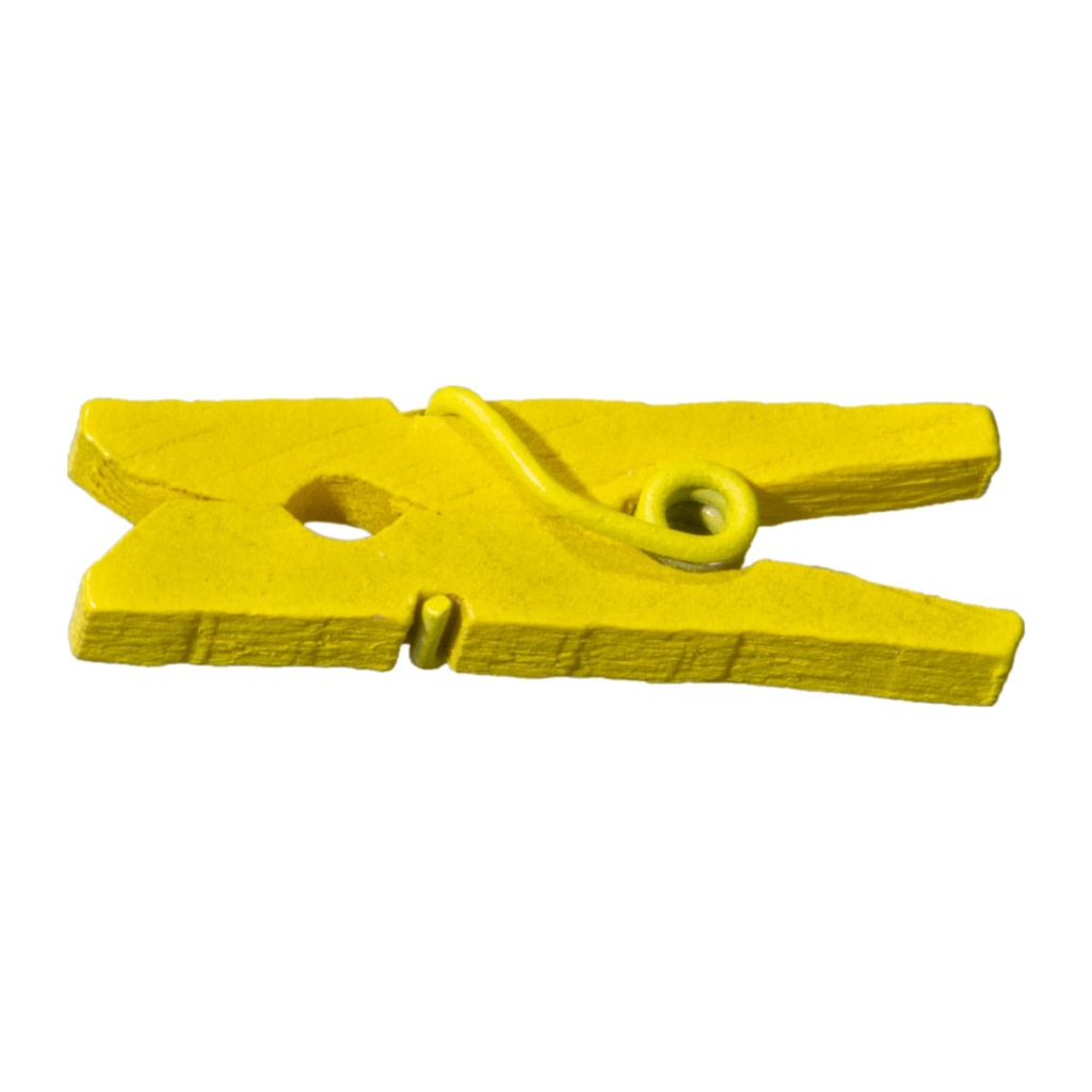 [MF24818] Vintage Yellow Craft Clips