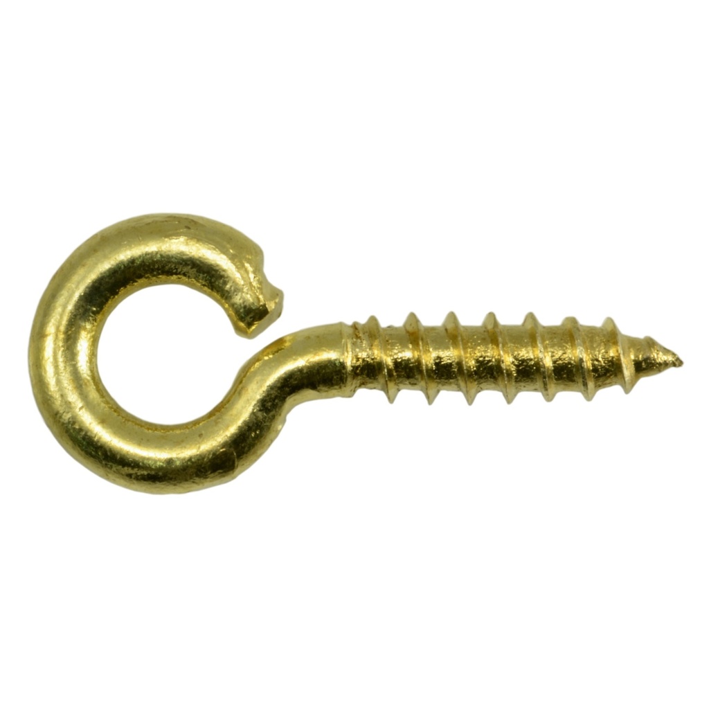 7/64 x 15/16 Screw Eyes Brass