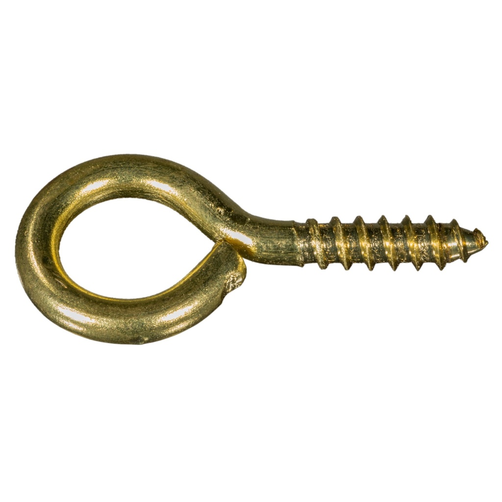 3/16 x 1-15/16 Screw Eyes Brass