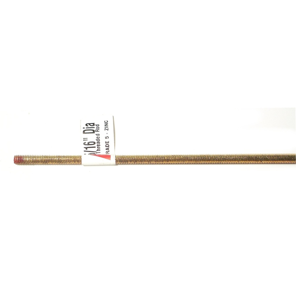 [MF29002] 5/16-18 x 36 Thrd Rod Gr5 YZ
