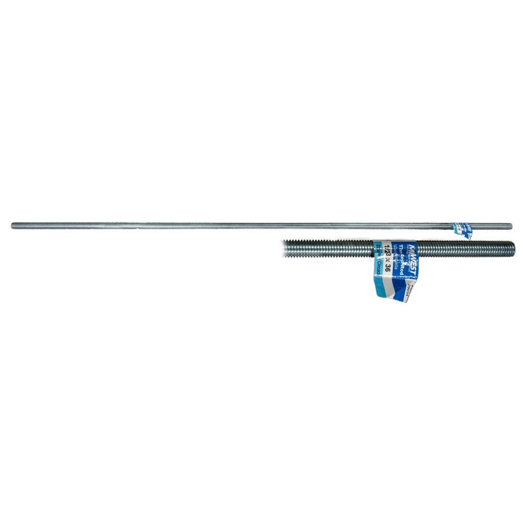 [MF29034] 1/2-13 x 36 Thrd Rod Gr2 Zn