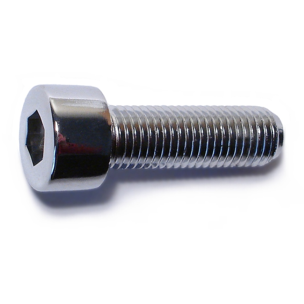 8mm-1.0 x 25mm Smoth Sockt Chrm