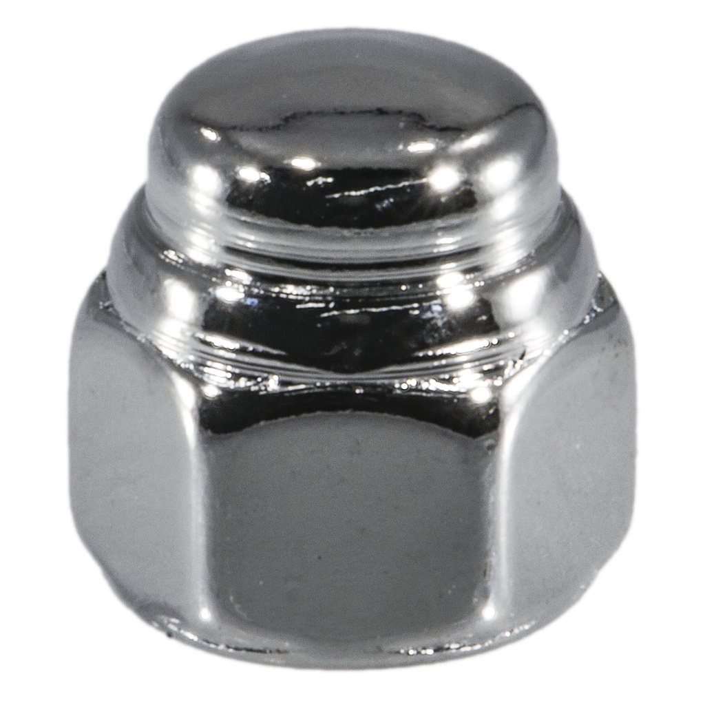 10-24 Fl Acorn Nut Chr